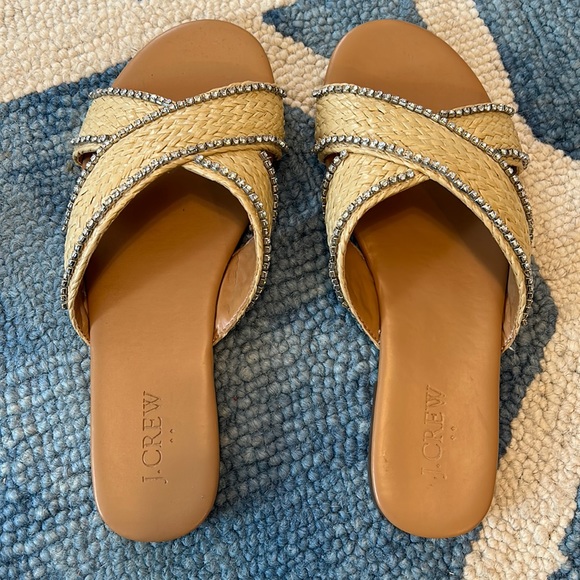 J. Crew Factory Shoes - J crew embellished sandal